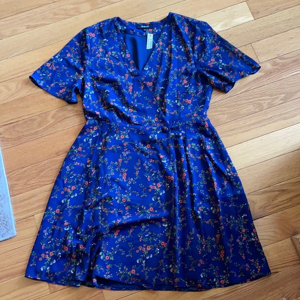 Floral Blue Dress